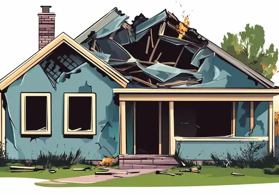 selecting home buyer property damaged n fire