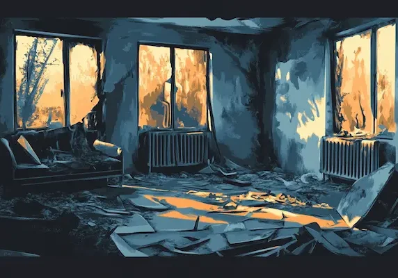 Assessment on fire damage Assessment on fire damage